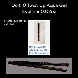 Doll 10 Twist Up Aqua Gel Eyeliner - violet